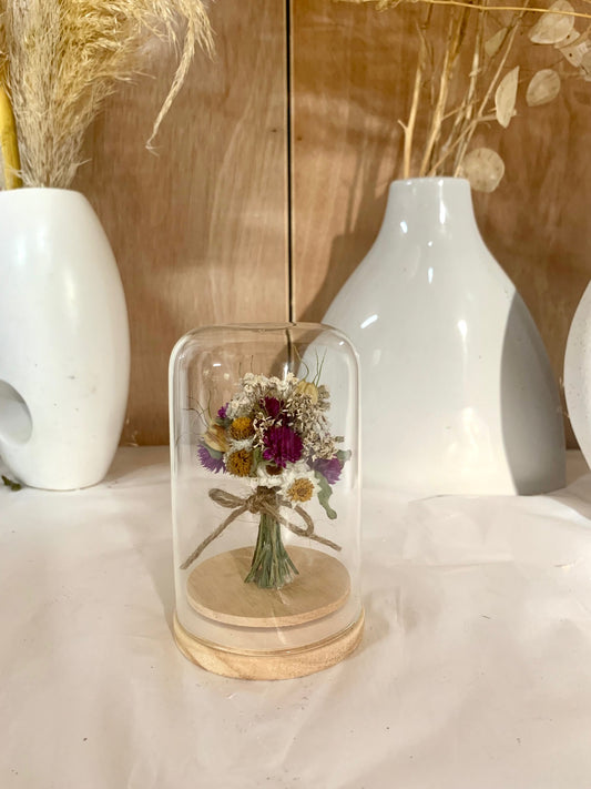 Dried flower domes wayswithwildflowers